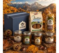 Box misto con prodotti a base di castagne della Valle d'Aosta