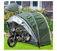 Box Moto Appeso 2 in 1 Box Moto per Esterno Per 2/3/4/5 Biciclette Casetta Da Giardino Garage Moto per Esterno,Green