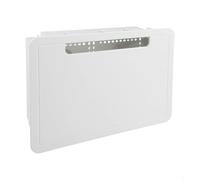 Box multimediale TV da incasso da 9 pollici con presa di corrente, contenitore per gestione cavi a parete per nascondere cavi, kit di rete in plastica per Home Theater tra 16 pollici, bianco