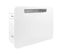 Box multimediale TV da incasso da 9 pollici, kit di gestione cavi per montaggio a parete con contenitore di rete, scatola di uscita per sistema di intrattenimento domestico