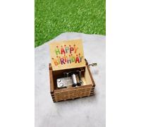 Box musicale in legno Buon compleanno / Happy Birthday - Personalizzabile