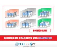 Box Pannelli Pareti Divisorie Vetro e Bachelite Uso Ufficio Magazzino Italfrom