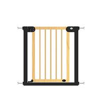 Box per Animali Domestici Cancello Di Sicurezza con Montaggio a Pressione Extra Largo per la Casa Scale Porte Corridoi Cancello per Animali Scale-Balustre/Wood Color/104-111Cm