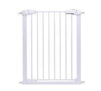 Box per Animali Domestici, Cancello Di Sicurezza Extra Alto, Porta per Animali Retrattile a Pressione Di Sicurezza Estensione Bianca per Scale Balaustre per Scale Interne/a/127-133Cm