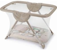 Box per Bambini 0-15 Kg Neonato Recinto Richiudibile Beige fantasia Orso Cam