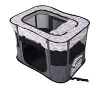 Box per Cuccioli, Box per Cani, Cassetta per Lettiera per Cani, Cani da Compagnia Pieghevoli Portatili per Tenere Al Caldo, con Borsa per il Trasporto, Realizzato in Tessuto