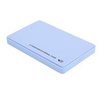 Box per Disco Rigido, Supporto Portatile Fino a 3 TB di Disco Rigido, Disco Rigido Mobile, per Dischi Rigidi da 2,5 Pollici WINDOWS7/XP/Vista (Blu)