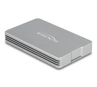 Box per HD esterno DeLOCK Involucro USB4 40 Gbps 1 x M.2 NVMe SSD - senza utensili (Delock lagringspakning Ca) [42018]