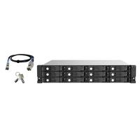 Box per HD esterno QNAP TL-R1220Sep-RP 2.5/3.5" Enclosure HDD/SSD Nero, Grigio [TL-R1220SEP-RP]