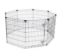 Box pieghevole in metallo TIAKI per cuccioli - Tg. S: 8 pannelli da L 61 x H 64 cm