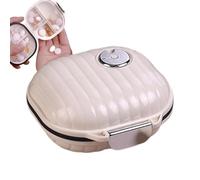 Box pillola da viaggio-Contenitore compatto, archiviazione multi-compartimento, stile leggero portatile | Titolare mini caso per tasca, borsa, valigetta, medicina quotidiana, vitamine, compresse organ