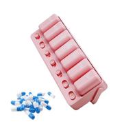 Box Pillola - Organizzatore Di Pillole Da 7 Giorni | Contenitore Di Medicina Portatile, Integratori E Compartimenti Vitamine E Conveniente Distributore Di Viaggio Per La Conservazione Dei Farmaci Per