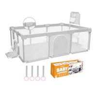 Box piscina per bambini Box per bambini con canestro da basket (e porta da calcio), 188x124x66 cm per giocattoli per bambini e come girello