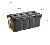 box porta attrezzi ruote contenitore baule garage cassa officina camion utensili