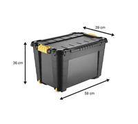 box porta attrezzi ruote contenitore baule garage cassa officina camion utensili