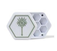 Box Porta Dadi Poliedrici - Scatola Rigida in PLA Effetto Marmo Bianco - 13 Classi Disponibili - Contenitore Dadi DnD, GDR, TTRPG - Ziago’s Creations (Cleric)