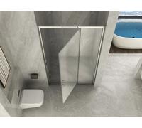 Box Porta Doccia Opaco 6MM Apertura Semi Battente Pivot Interno o Esterno