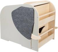 Box portagiochi con seduta e ruote elefante Wildlife small foot