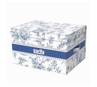 BOX PORTATUTTO SCATOLA SALVASPAZIO CONTENITORE ORGANIZER 40X30X25CM FANTASIA 873