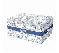 BOX PORTATUTTO SCATOLA SALVASPAZIO CONTENITORE ORGANIZER 45X35X20CM FANTASIA 873