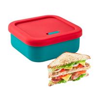 Box Pranzo Ermetico - Contenitori Di Preparazione Alimentare Riutilizzabili | Contenitore Alimentare In Silicone Set Con Valvola Di Scarico, Lavastoviglie Sicuro | Per Il Frigo A Microonde Da Campeggi