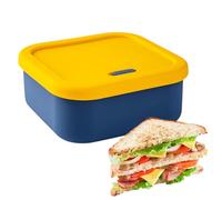 Box Pranzo Ermetico - Contenitori Di Preparazione Alimentare Riutilizzabili | Contenitore Alimentare In Silicone Set Con Valvola Di Scarico, Lavastoviglie Sicuro | Per Il Frigo A Microonde Da Campeggi