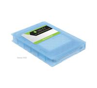 Techly Scatola di protezione 027637 per 1 HDD 2,5" Azzurro