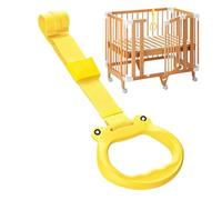 Box Pull Up Rings - Strumento di assistenza per lettino, ergonomico, durevole, design facile da impugnare, supporta l'equilibrio e la crociera per ragazzi, ragazze, interni, camera da, sala