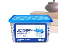 Box Purificatore d'Aria contro la Polvere - 350ml Deodorante a Lunga Durata - Eliminatore Automatico di Odori e Polvere - Per Interni Casa Cucina Bagno Armadio Auto Zona Animali