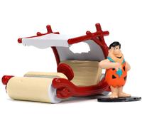 BOX ROTTO The Flinstones FLINTMOBILE Modello Auto 12cm con Figura FRED 1/32 12cm