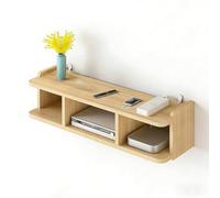 Box router da parete Hider, 31,5 x 7,5, mensola galleggiante per router WiFi, modem e decoder via cavo, senza trapano, decorazione per la casa, perfetta per dispositivi in streaming