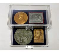 BOX SCATOLA IN ACRILICO CON 2 CASSETTI PER MEDAGLIE ecc..