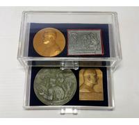 BOX SCATOLA IN ACRILICO CON DUE CASSETTI PER MEDAGLIE ECC