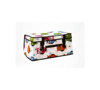 BOX SCATOLA PORTA BIANCHERIA ABITI OGGETTI 60x40x30 CM CONTENITORE SALVASPAZIO