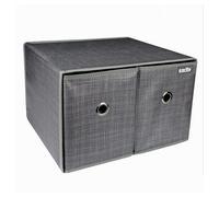 BOX SCATOLA SALVASPAZIO CONTENITORE 2 CASSETTI ORGANIZER 39 X 34 X 26 CM 69727