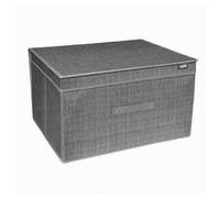 BOX SCATOLA SALVASPAZIO PORTATUTTO CONTENITORE ORGANIZER 50 X 40 X 30 CM 69695