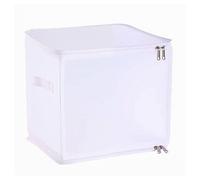 BOX SCATOLA SALVASPAZIO PORTATUTTO CONTENITORE ORGANIZER ARMADI 30X30X30CM 59973
