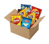 Box Snack Salati Assortiti 6 Pezzi | Multipack Patatine e Stuzzichini Misti: Fonzies, Cipster, Yonkers, Amica Chips, Tuc Bake Rolls Pizza e BBQ