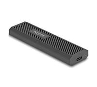 Box SSD DeLock 42031 M.2 Alluminio Plastica Nero USB-C NVMe SATA