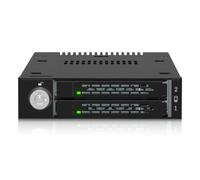 Box SSD ICY DOCK ToughArmor MB834MK-B V2 3,5'' Metallo Nero 2 Bay NVMe Tool-less