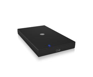 Box SSD ICYBOX IB-200T-C3 2.5" Plastica Nero USB Type-C Rimuovibile