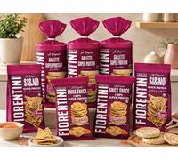 Box Super Protein per fiorentini 7 Pezzi: 3 Gallette 120g, 2 Si&No Triangolini 80g, 2 Snick Snack Chips 65g - Snack Proteici Senza Glutine, Mix Salato Croccante 650g