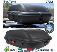Box Tetto Per Suzuki Celerio Baule PORTABAGAGLI Viaggio 270LT OMOLOGATO TÜV