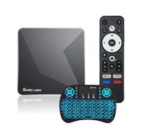 Box TV Android 14.0, 2025 Smart TV Box S905X5M Octa-Core CPU A 64 Bit 100M Ethernet Wifi6 4K HD Scatole TV Android Dual-WiFi 2.4G/5.8G BT5.0 USB 3.0 3D H.265,4gb+64gb