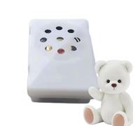 Box vocale in peluche registrabile: mini modulo di messaggio audio, chip audio personalizzabile, inserto di registrazione quadrato per bambole, un amplificatore di giocattoli per parlare, regalo