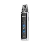 Box Wenax Q Ultra Kit (Argento satinato) 30 W Vape Batteria 1300mAh Modalità Smart/Boost/ECO 3 ml Q Cartuccia 0,4/0,8ohm MTL/RDL E-Cigs Originale - No Nicotine