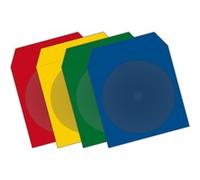 BOX67 custodia CD/DVD Custodia a tasca 1 dischi Blu, Verde, Rosso, Giallo, Custodia protettiva Custodia a tasca, 1 dischi, Blu, Verde, Rosso, Giallo, Carta, 120 mm, Antipolvere, Bulk