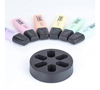 BOXAFLOW Organizer per scrivania per stabilio boss. Accessorio da scrivania aesthetic per evidenziatore fluo stabilo boss, stabilo mini e fluo pastello