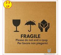 BOXAM ◆ 30 Scatole di cartone KRAFT per spedire ( 1/3 LP/12") dischi in vinile