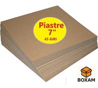 AV_BOX - 40 Piastre di cartone KRAFT per rinforzo spedizioni dischi 7" 45 giri